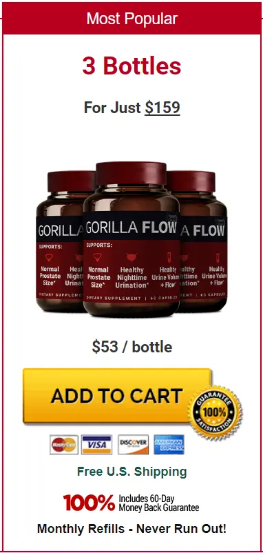 gorilla flow 3 bottles price