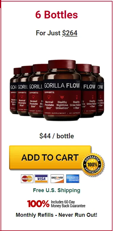 gorilla flow 6 bottles price